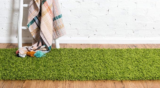 Unique Loom Solid Shag Collection Area Rug - Image 4