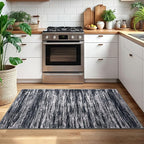 3x5 Modern Abstract Area Rug for Entryway, Low-Pile Door Mat Indoor for Living - Image 2