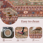 Ciicool Washable 5x7ft Rugs for Living Room Non-Slip Indoor Area Rug Large - Image 4
