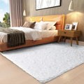 Ophanie White Rugs for Bedroom Fluffy, Girls Kids Baby Shaggy Shag Fuzzy Soft by Ophanie