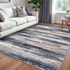 Modern Abstract 5x7 Machine Washable Area Rug Non-Slip Soft Bedroom Living Romm by lansny