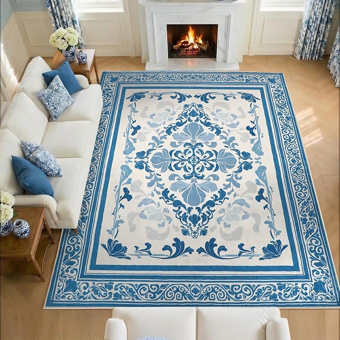 SOULFUL Medium Pile 8x10 Rugs for Living Room - Image 3
