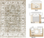 jinchan Fiora Floral 3x5 Area Rug - Image 2