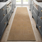 Beverly Rug Easy Jute Checkered Squared Runner Rug 2x7 Washable Durable Indoor - Image 7