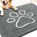 OLANLY Dog Door Mat for Muddy Paws 30x20, Paw Print Design, Absorbs Moisture by OLANLY