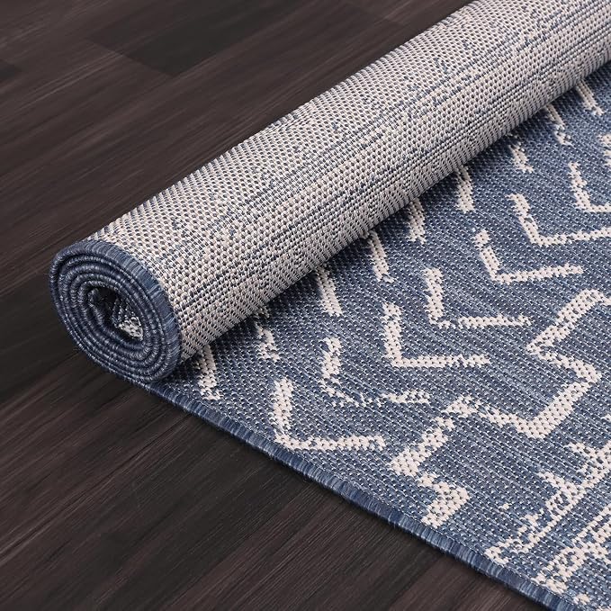 Beverly Rug Waikiki Indoor Outdoor Rug 5x7, Washable Outside Carpet - Image 7
