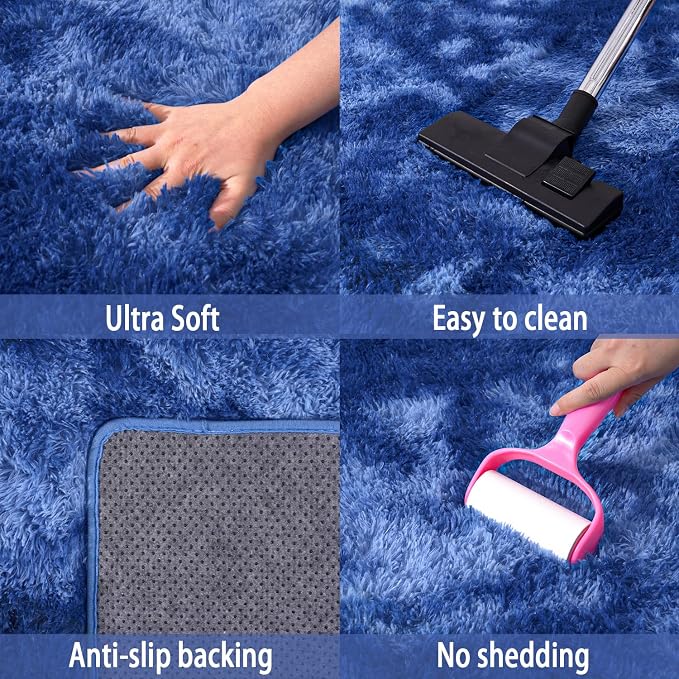 Shaggy Area Rugs for Living Room, Soft Shaggy Carpets for Living Room, Upgrade - Image 6