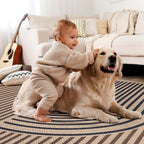 Tangsoo Rainbow Easy Jute Rug 2.6x10 Washable Runner Rug - Image 7