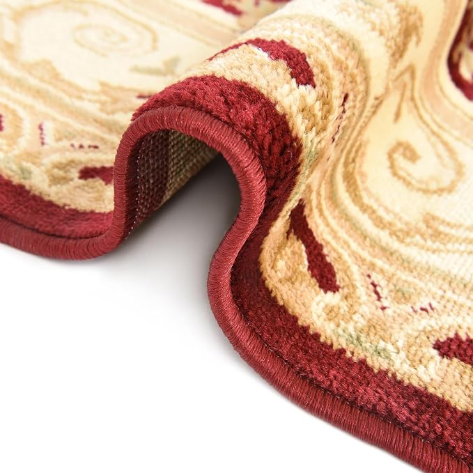 Unique Loom Versailles Collection Traditional Classic Floral Motif Area Rug - Image 12