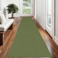 Braided Runner Rug 2x12 Ft Washable Runners by Ivissy