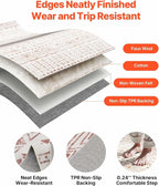 VEVOR 6 x 9 ft Area Rug Large Washable Rug Non-Slip and Tear-Resistant Soft - Image 6