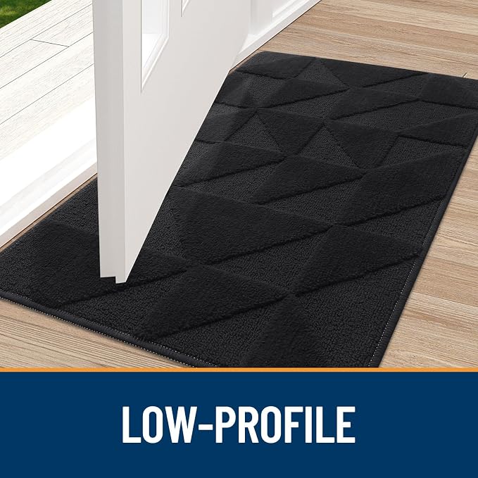 OLANLY Door Mats Indoor, Dirt Resist, Entrance Washable Mat, Low-Profile Inside - Image 7