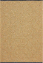 LUXE WEAVERS Modern Farmhouse Yellow 5x7 Washable Area Rug, Anti-Slip Diamond - Image 3
