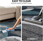 Rugshop Blue Modern Geometric Indoor Area Rug, Overlapping Circle Pattern - Image 8