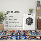 Moroccan Trellis Rugs 8x10-7x10 ft, Moroccan Tile Rug, Colorful Trellis Area - Image 6