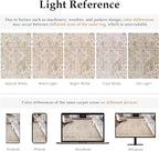10x12 Beige Area Rug Vintage Living Room Bedroom Washable Carpet Non-Slip Soft - Image 8