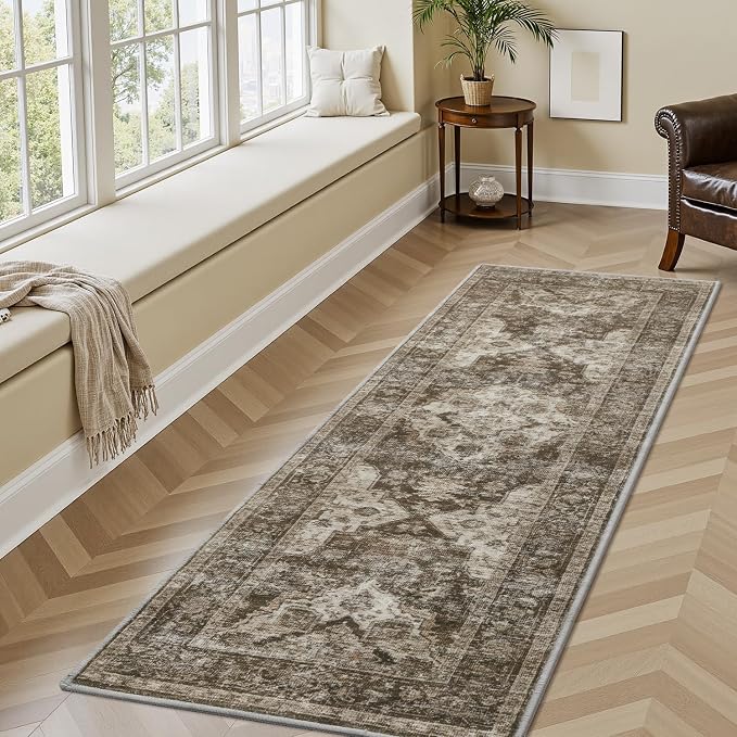 AMOAMI-2X6 Runner Rug-Washable Runners by AMOAMI