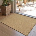 LUMI Handwoven Sisal Door Mat, Non-Slip Durable Entryway Mat, Welcome Front by LUMI