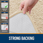 OLANLY Bathroom Rugs 59x24, Extra Soft Absorbent Chenille Bath Rugs, Rubber - Image 6