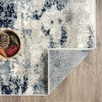LUXE WEAVERS Kimberly Collection Ivory 6x9 Modern Abstract Area Rug - Image 8