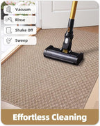 Color&Geometry Thin Front Door Mat Indoor Entrance Non Slip Rubber Backed - Image 7