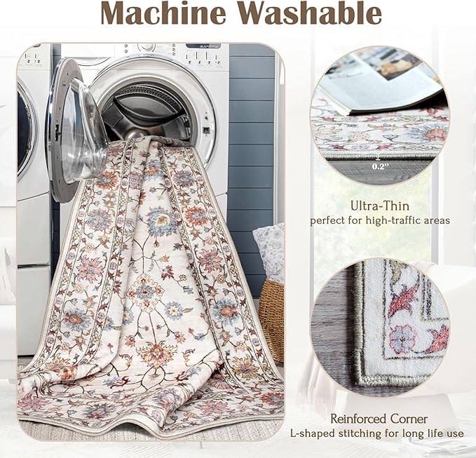 Washable Area Rug 8x10 - Image 4