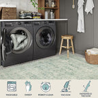 Lahome Vintage 9x12 Washable Green Rugs - Image 5