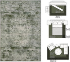 jinchan Washable Area Rug 6x9 for Living Room - Image 2