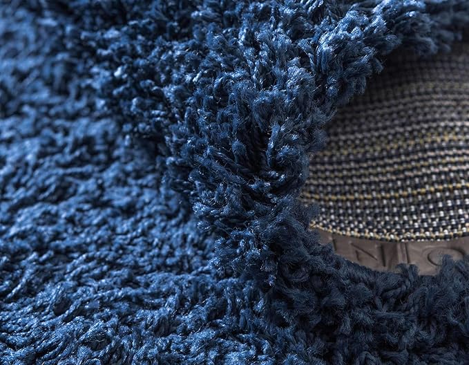 Unique Loom Solid Shag Collection Area Rug - Image 6