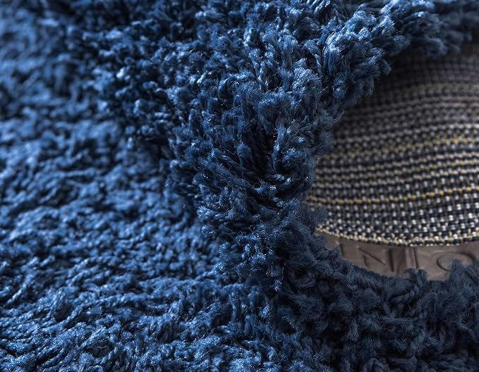Unique Loom Solid Shag Collection Area Rug - Image 7