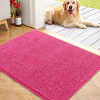 OLANLY Dog Door Mat for Muddy Paws 40x32, Absorbs Moisture and Dirt, Absorbent by OLANLY