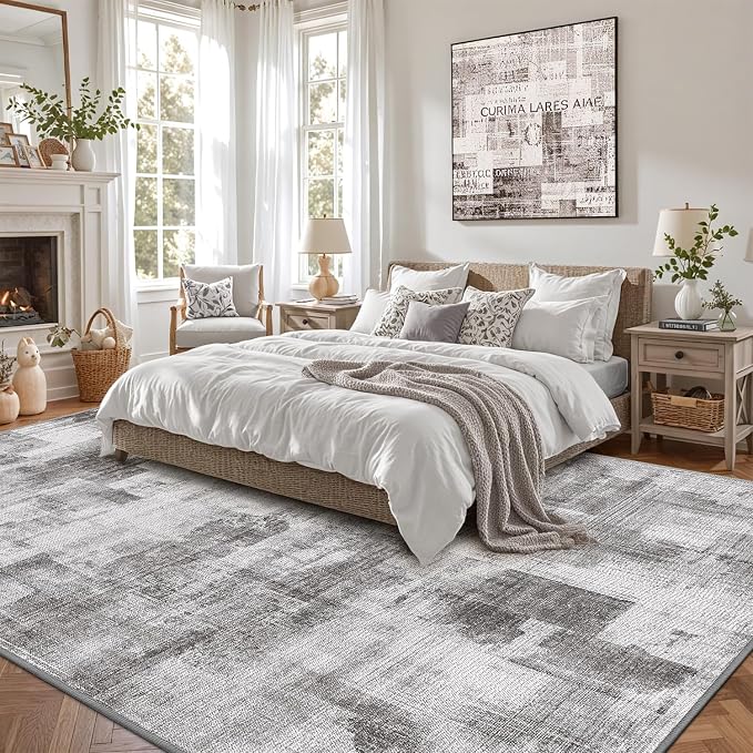 LUMI 4x6 Washable Low-Pile Area Rug - Image 4