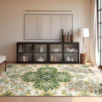 Phantoscope Washable Area Rug 4'x6' Non-Slip, Vintage Boho Rugs - Image 6