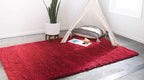 Unique Loom Solid Shag Collection Area Rug - Image 2