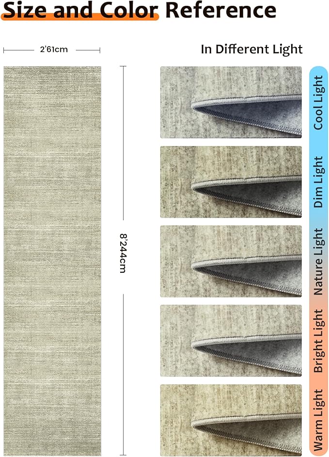 Art&Tuft Non-Slip Runner Rug - Image 2