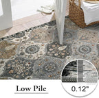 Lahome Moroccan Washable Area Rug 6x9, Ultra-Thin Large Living Room Rugs - Image 6
