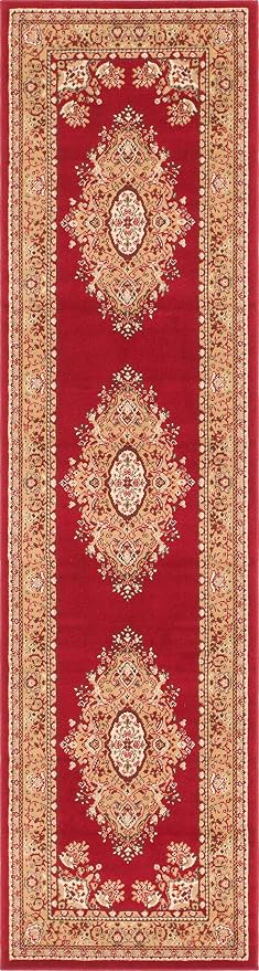 Unique Loom Reza Collection Traditional Persian Style Area Rug, 2 ft 7 in x 10 by UniqueLoom