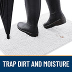 OLANLY Dog Door Mat for Muddy Paws 59x24, Absorbs Moisture and Dirt, Absorbent - Image 2