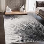 Lahome Mordern Black Rug for Living Room - Image 2
