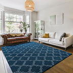 Amearea Fluffy Indoor Area Rug, Soft Trellis Moroccan Rugs - Image 2