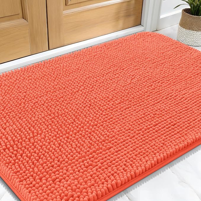 OLANLY Dog Door Mat for Muddy Paws 30x20, Absorbs Moisture and Dirt, Absorbent by OLANLY