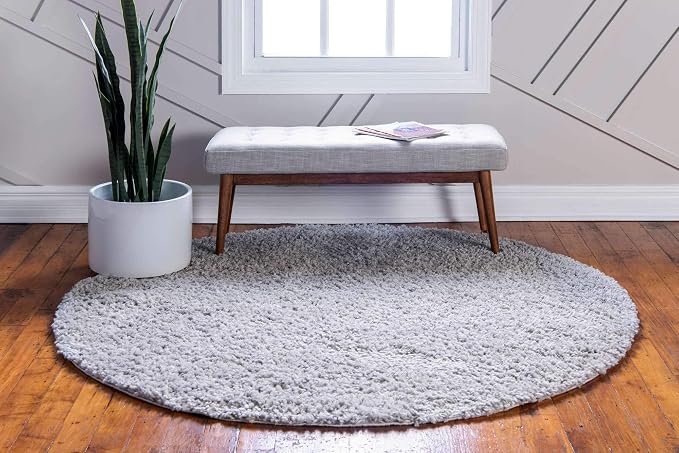 Unique Loom Davos Shag Collection Area Rug - Image 4