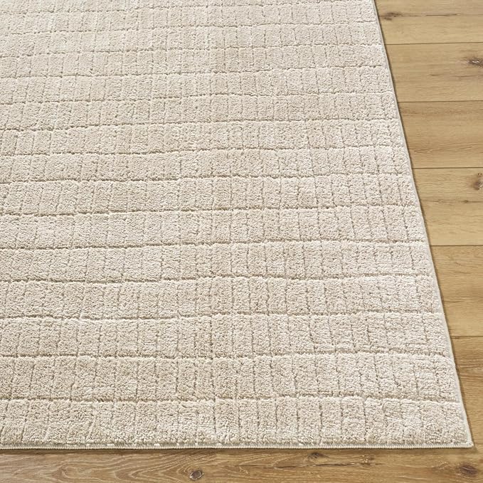Livabliss x Our PNW Home Cascade Minimalist Striped Area Rug, Light Brown - Image 3