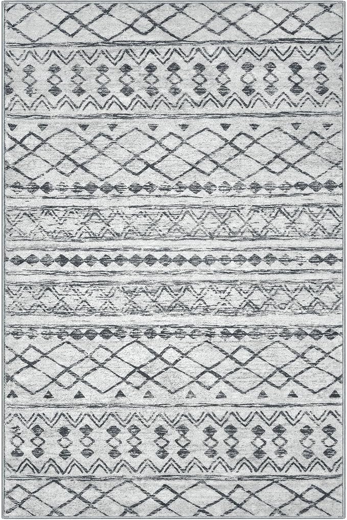 KUTA Moroccan Rugs for Entryway, Non-Slip Washable Ultra Soft Hallway Runner Rug - Image 7