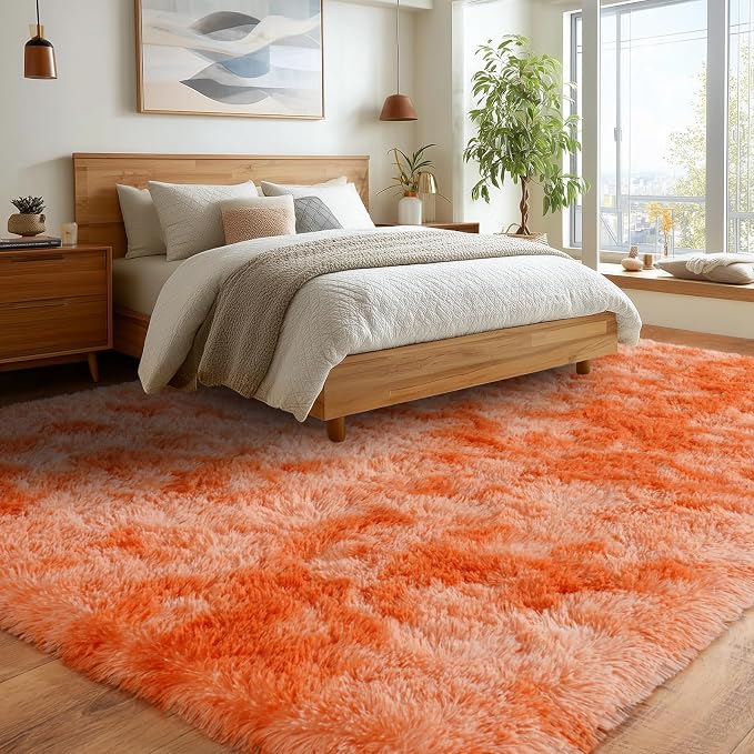 Upgrade Non-Slip Plush Rugs for Living Room, Soft Shaggy Carpets for Living Room - Image 7