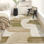 Abstract Geometry Rugs for Home Decor, 8x10 ft, Minimalist Geo Arched Area Rugs - Image 3