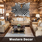 AROGAN Premium Faux Zebra Hide Rug 4.6 x 5.2 Feet, Sturdy and Large Size Bear - Image 8