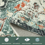 Lahome Area Rugs 9x12 Living Room Boho Washable Rugs 9x12, Large Boho Rugs - Image 7