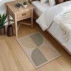 Lahome Rainbow Easy Jute Rug, 2x3 Entryway Rug Indoor Outdoor Front Door Mat - Image 6