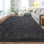 Upgrade Non-Slip Plush Rugs for Living Room, Soft Shaggy Carpets for Living Room - Image 6